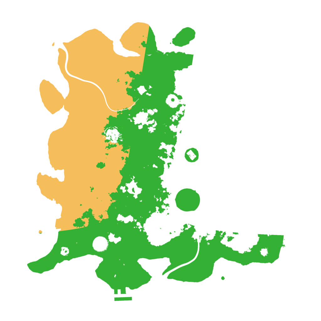 Biome Rust Map: Procedural Map, Size: 3700, Seed: 1538690187