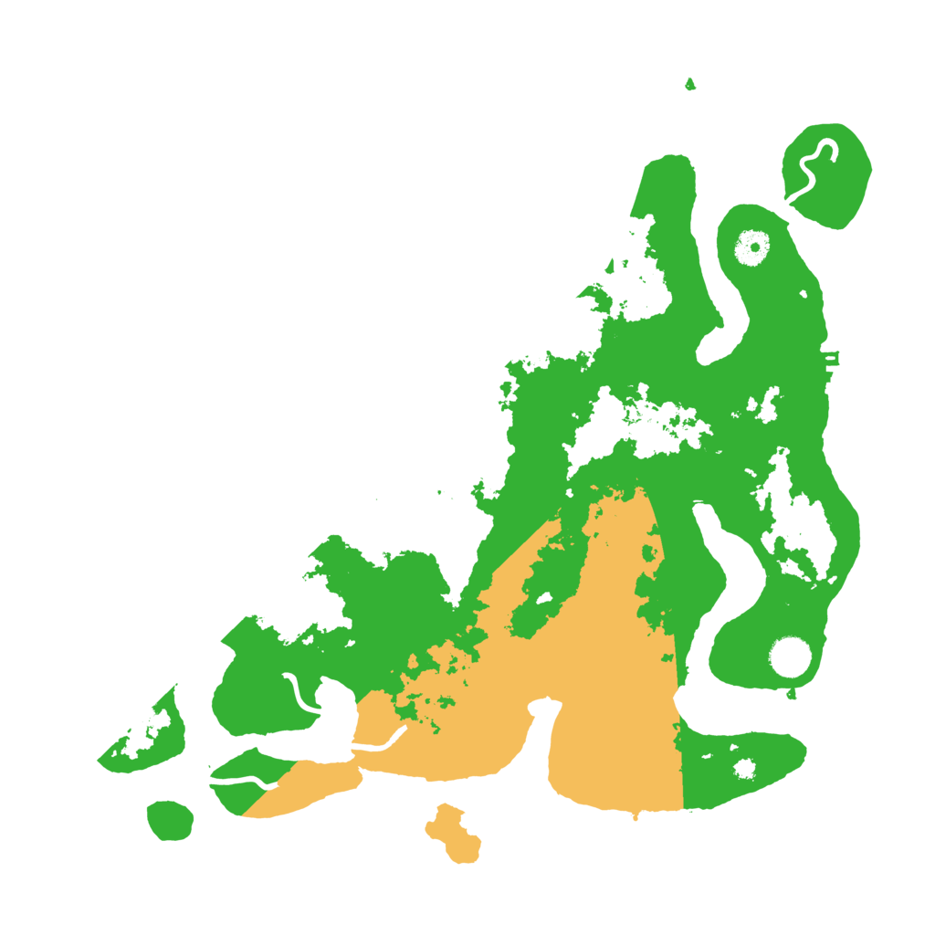 Biome Rust Map: Procedural Map, Size: 4000, Seed: 24865