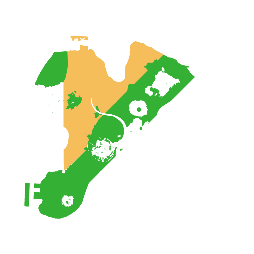 Biome Rust Map: Procedural Map, Size: 2200, Seed: 199970440