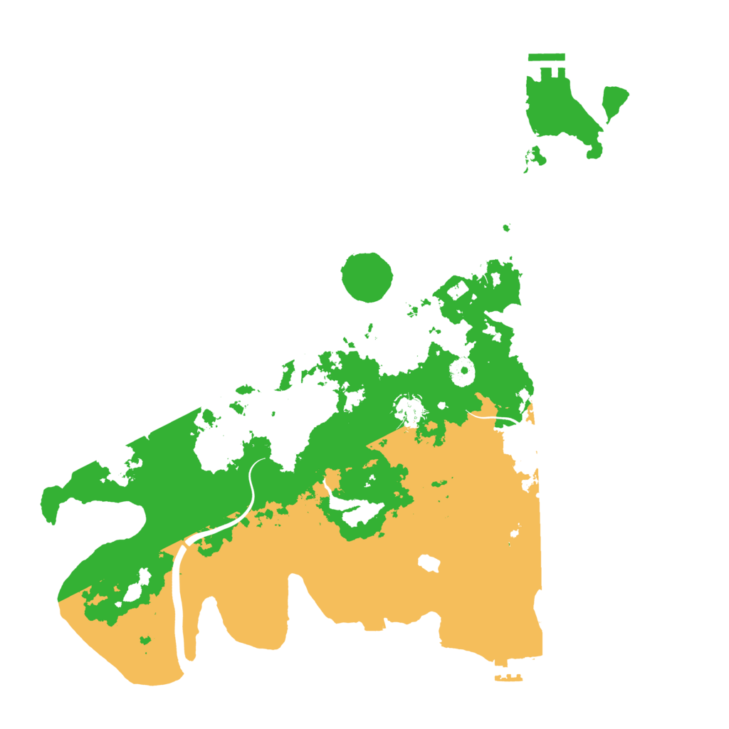 Biome Rust Map: Procedural Map, Size: 4000, Seed: 1374902265