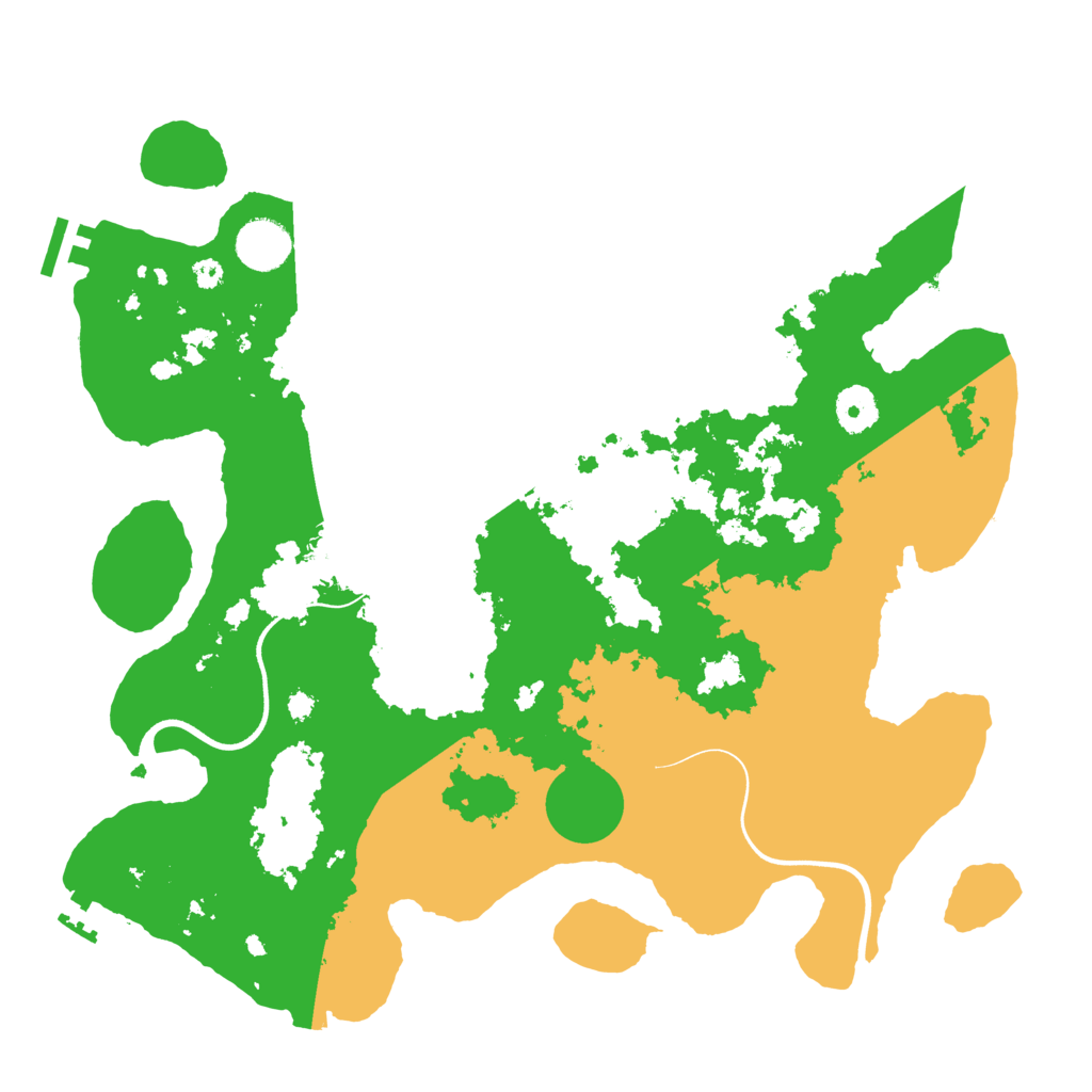 Biome Rust Map: Procedural Map, Size: 3700, Seed: 1334857635