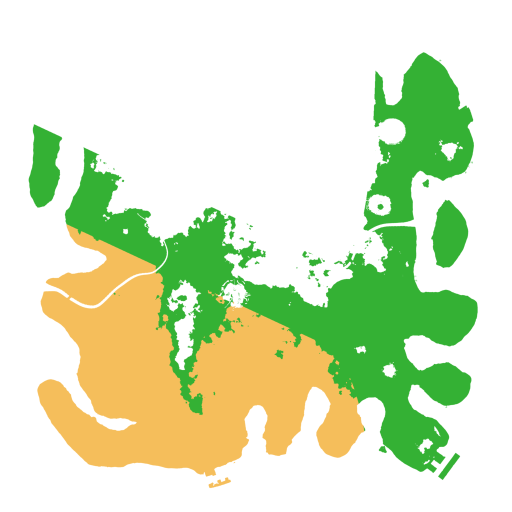 Biome Rust Map: Procedural Map, Size: 3500, Seed: 677869636