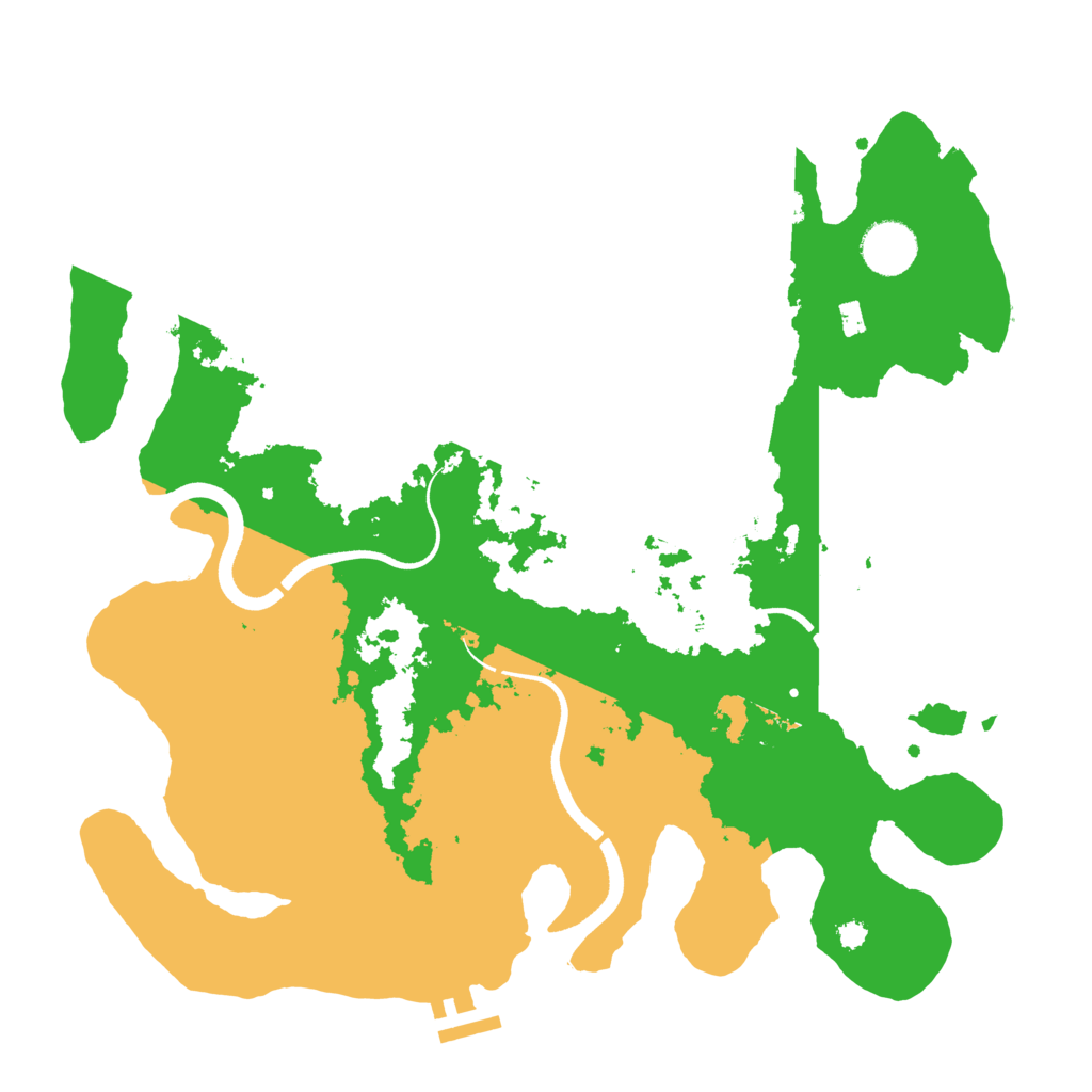 Biome Rust Map: Procedural Map, Size: 3500, Seed: 677869636