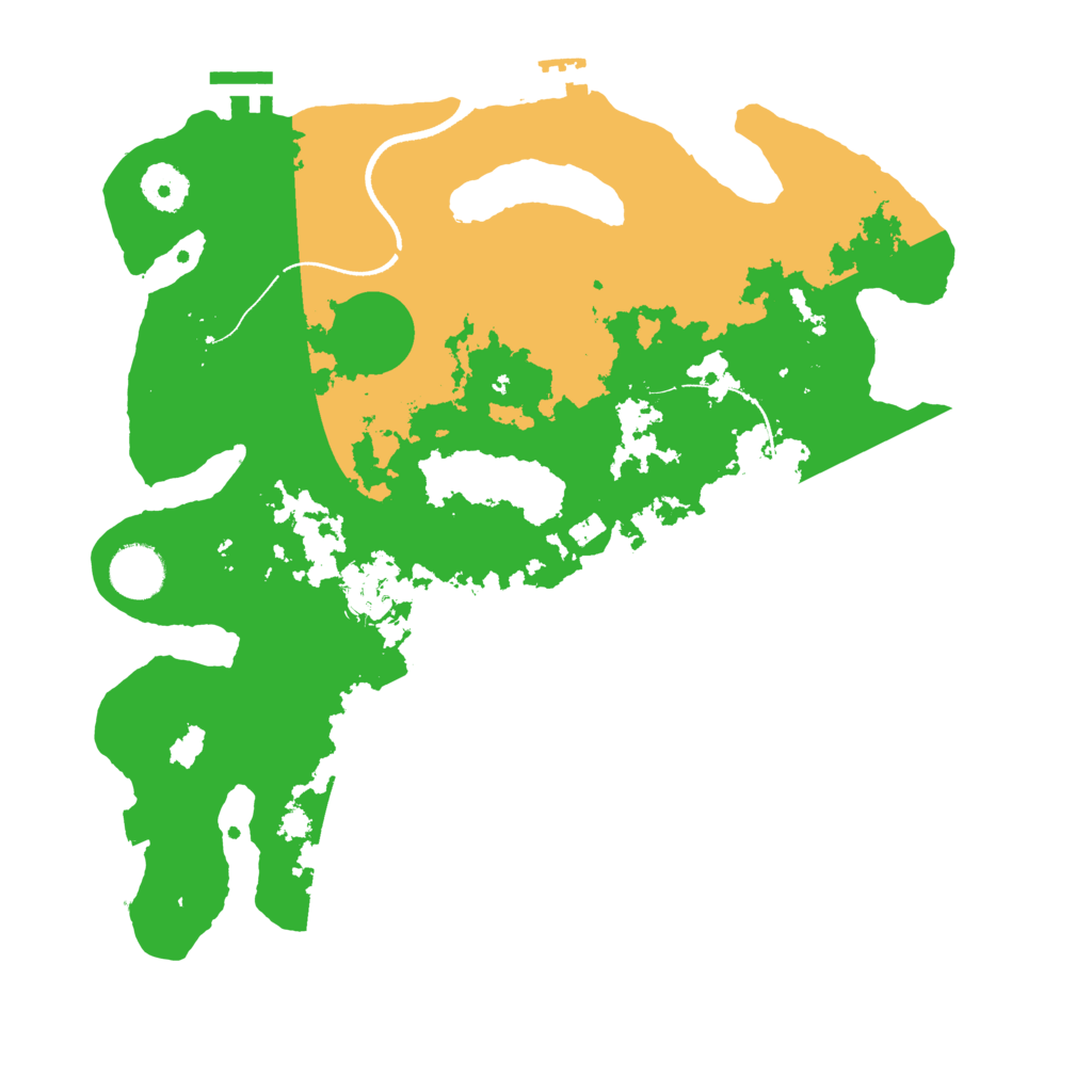 Biome Rust Map: Procedural Map, Size: 3500, Seed: 807