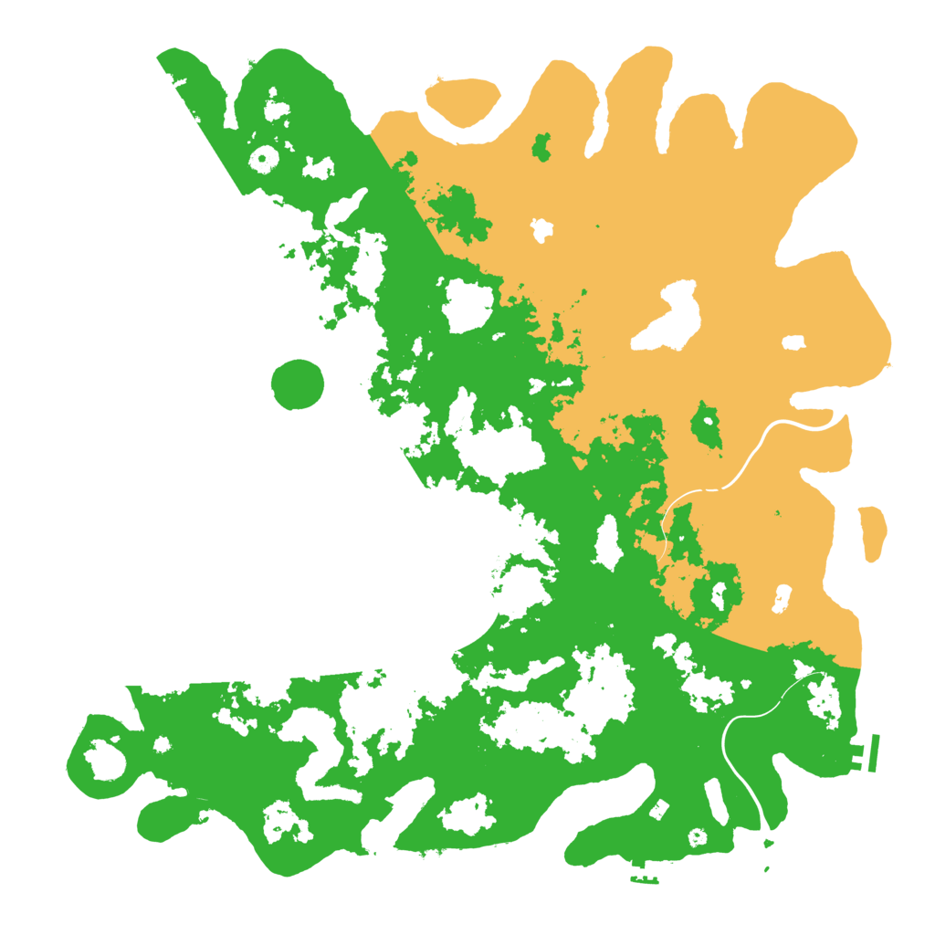 Biome Rust Map: Procedural Map, Size: 5000, Seed: 1706