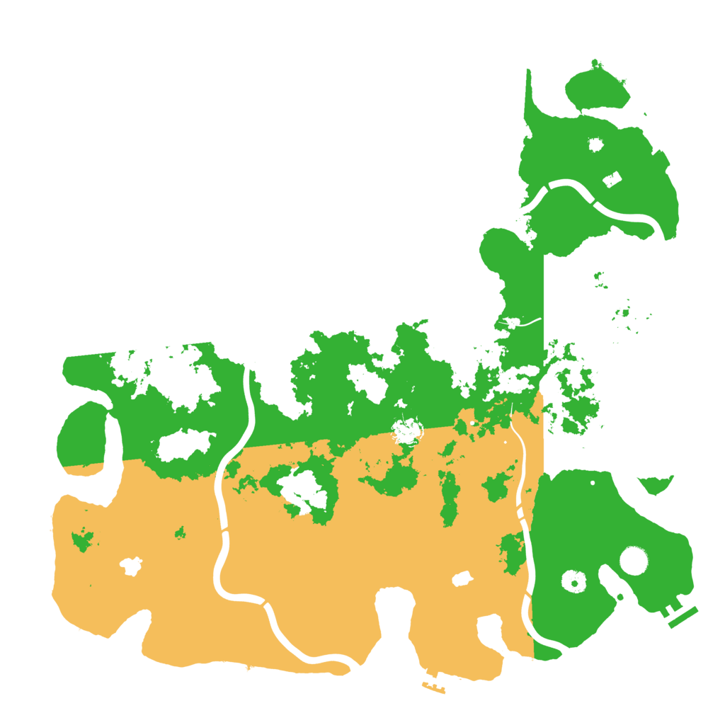 Biome Rust Map: Procedural Map, Size: 4500, Seed: 63412723