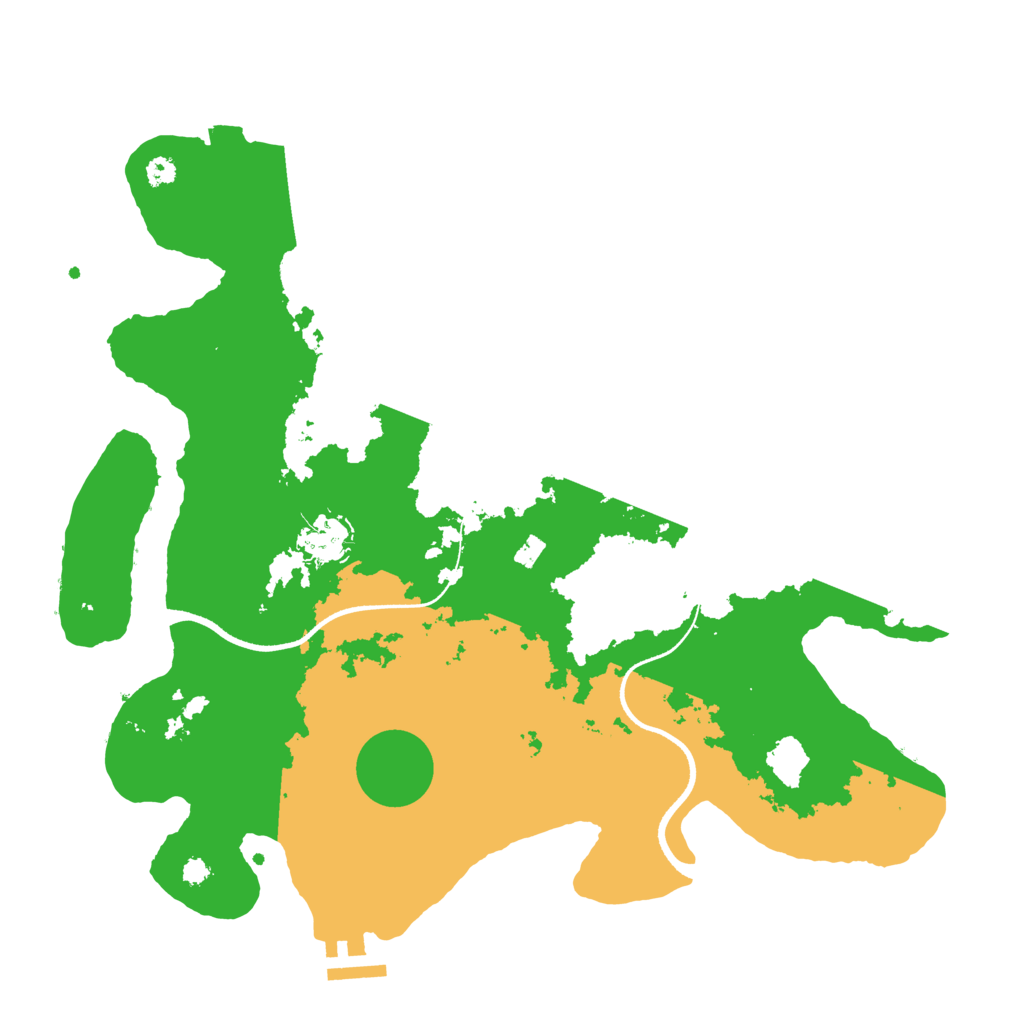 Biome Rust Map: Procedural Map, Size: 3500, Seed: 783778272