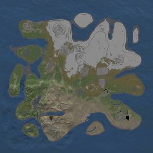 Thumbnail Rust Map: Procedural Map, Size: 3500, Seed: 783778272, 16 Monuments