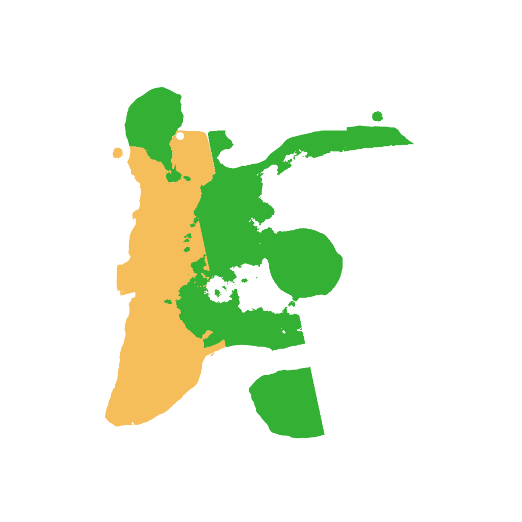 Biome Rust Map: Procedural Map, Size: 2000, Seed: 1256