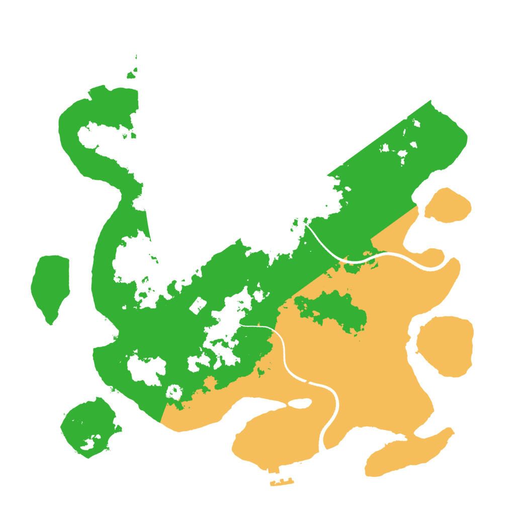 Biome Rust Map: Procedural Map, Size: 3300, Seed: 6541239