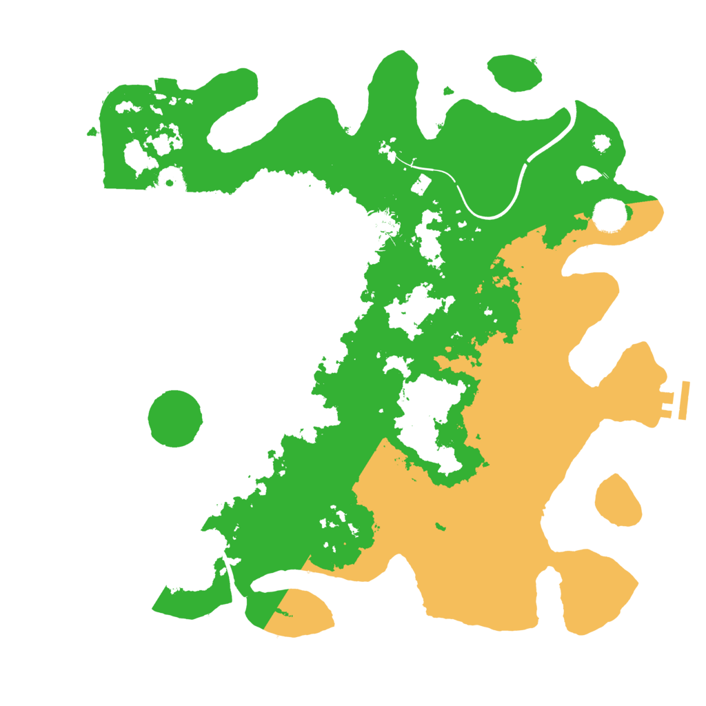 Biome Rust Map: Procedural Map, Size: 3700, Seed: 987462264