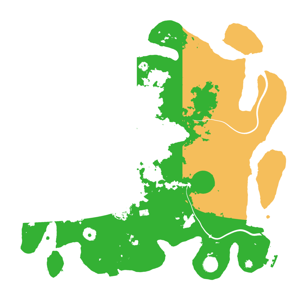 Biome Rust Map: Procedural Map, Size: 3501, Seed: 33548