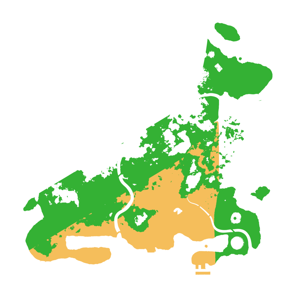 Biome Rust Map: Procedural Map, Size: 4000, Seed: 630497485