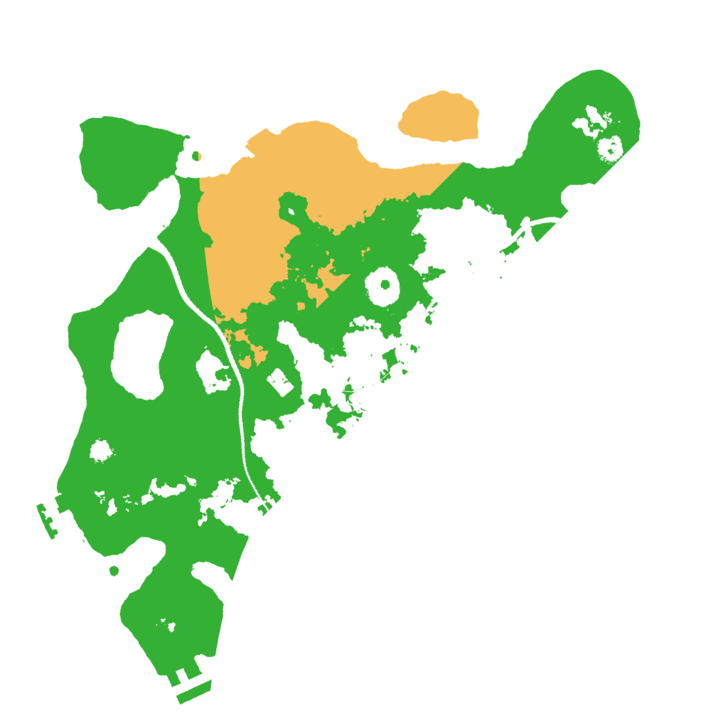 Biome Rust Map: Procedural Map, Size: 3000, Seed: 357755955