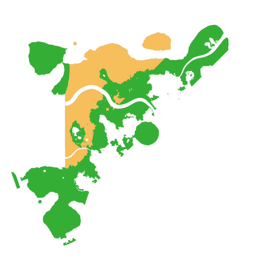 Biome Rust Map: Procedural Map, Size: 3000, Seed: 357755955