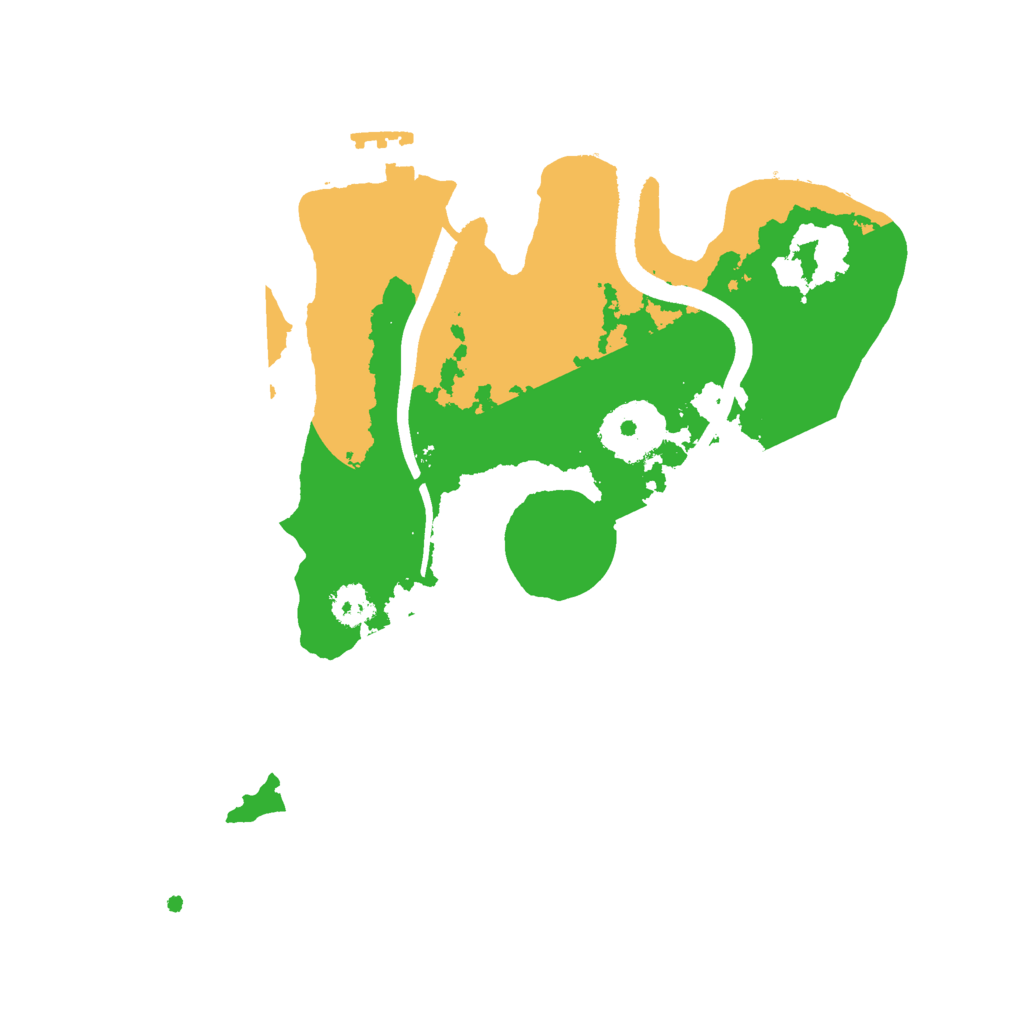 Biome Rust Map: Procedural Map, Size: 2500, Seed: 148