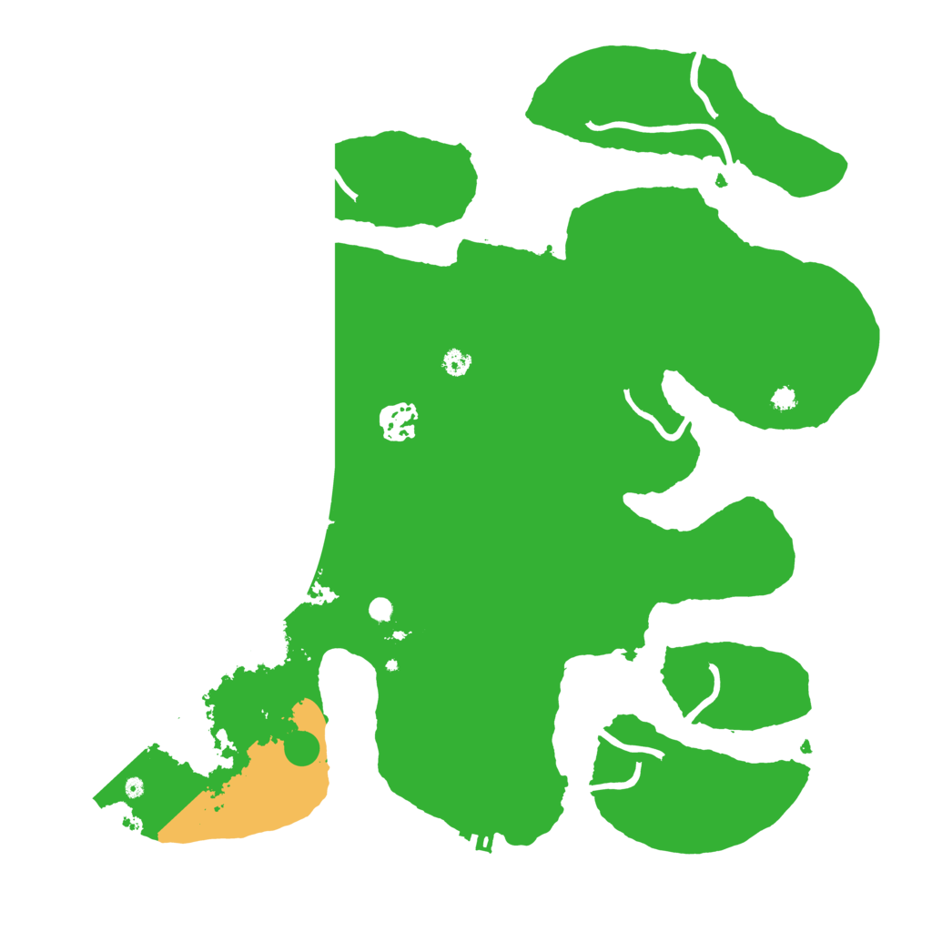 Biome Rust Map: Procedural Map, Size: 3500, Seed: 484731