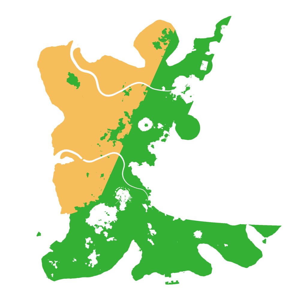 Biome Rust Map: Procedural Map, Size: 3400, Seed: 913235