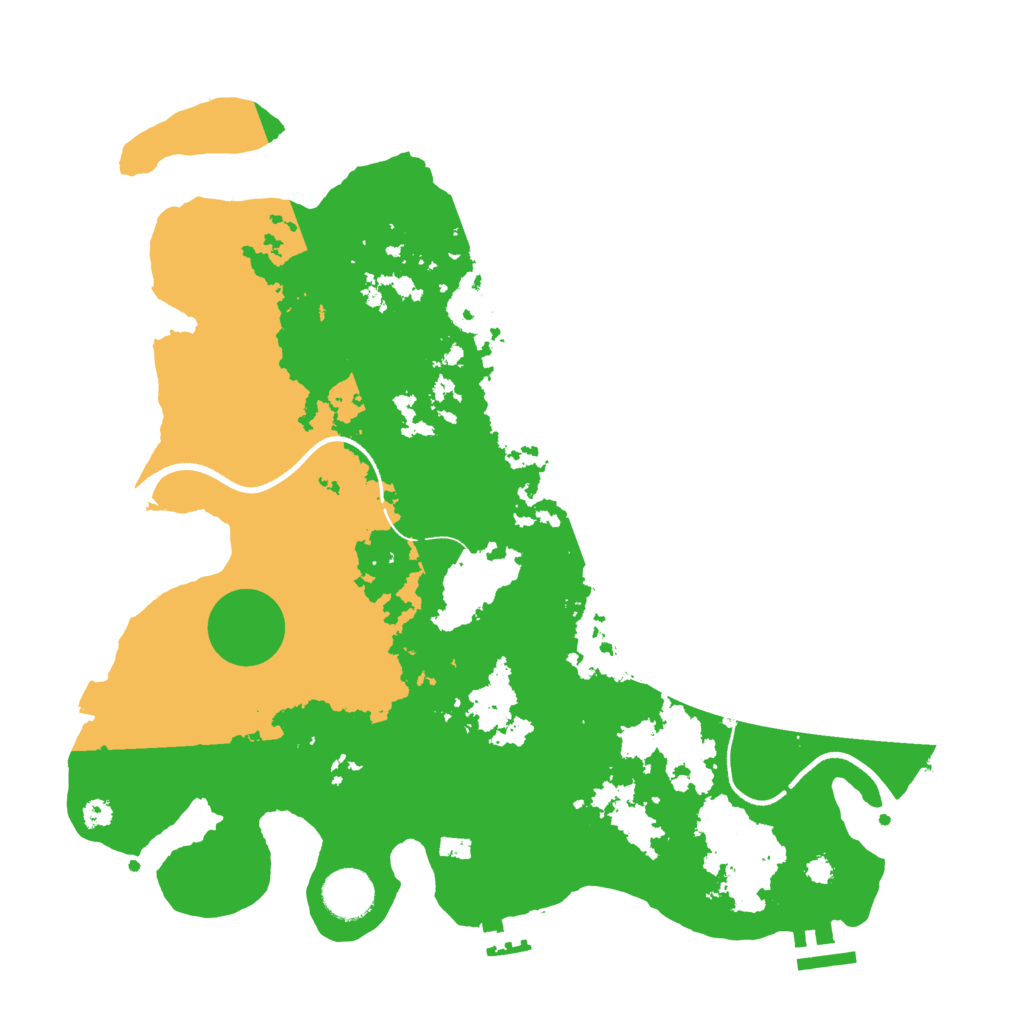 Biome Rust Map: Procedural Map, Size: 3500, Seed: 313738