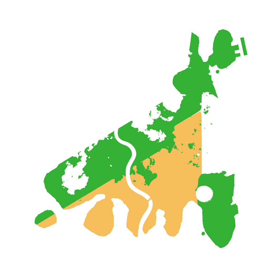 Biome Rust Map: Procedural Map, Size: 3000, Seed: 53407944