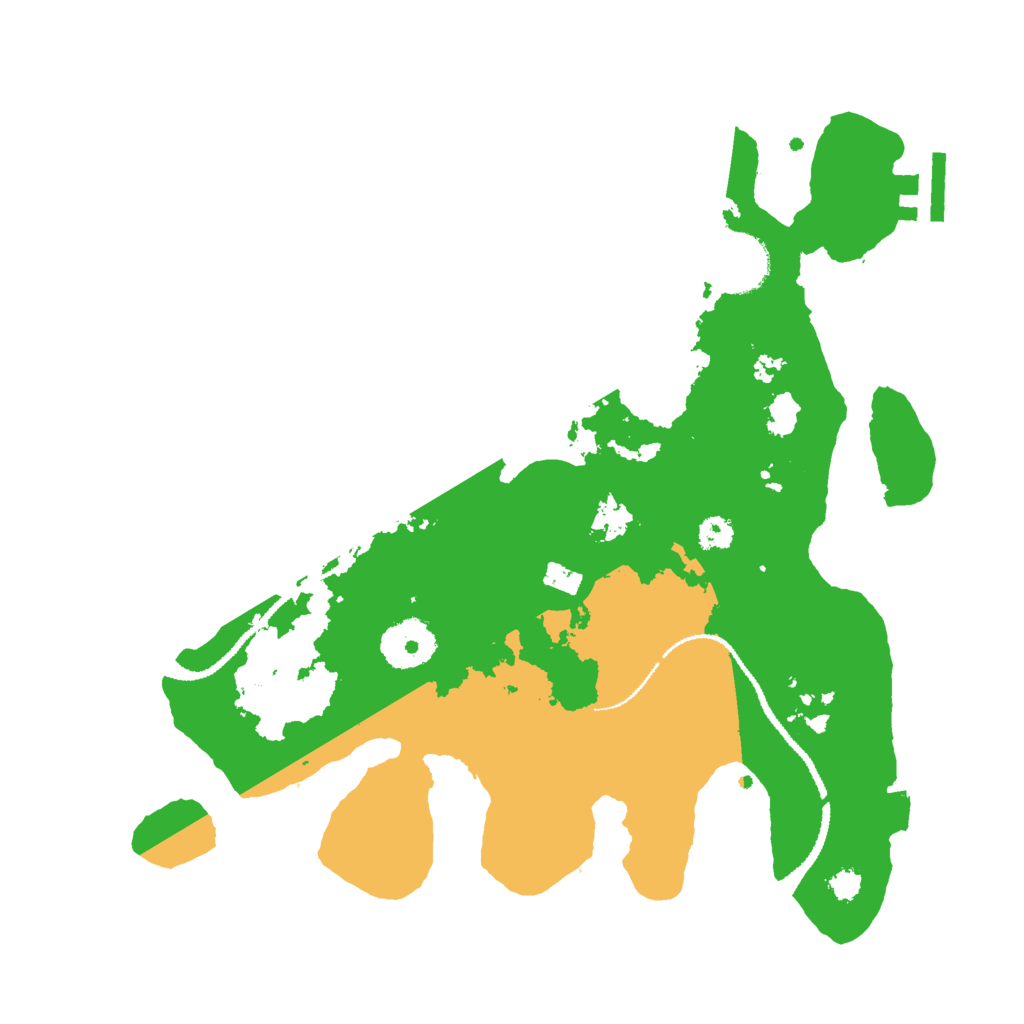Biome Rust Map: Procedural Map, Size: 3000, Seed: 53407944