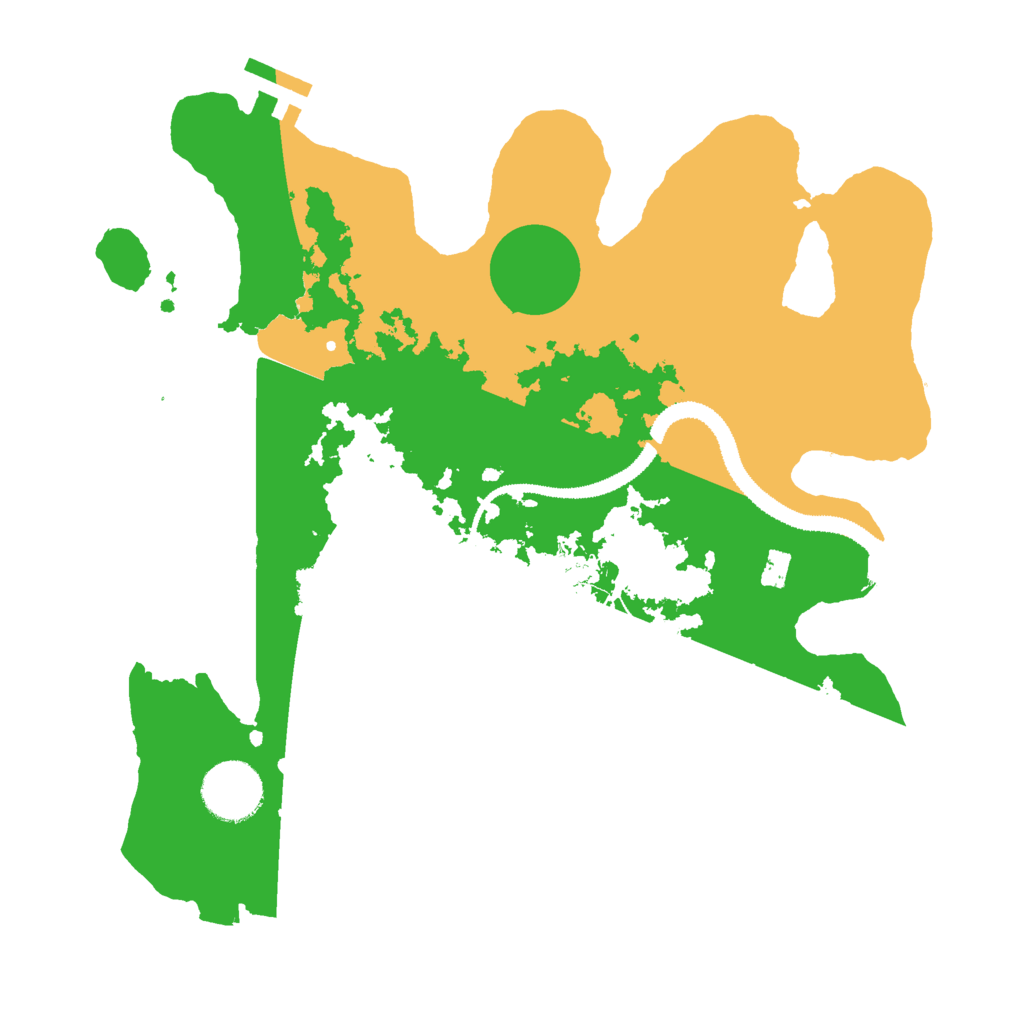 Biome Rust Map: Procedural Map, Size: 3000, Seed: 2014451874