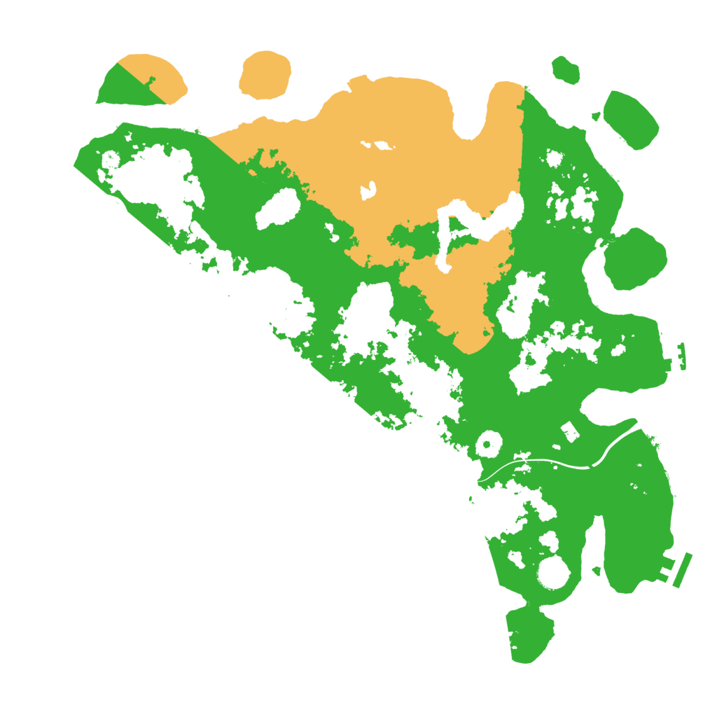 Biome Rust Map: Procedural Map, Size: 4000, Seed: 1254879