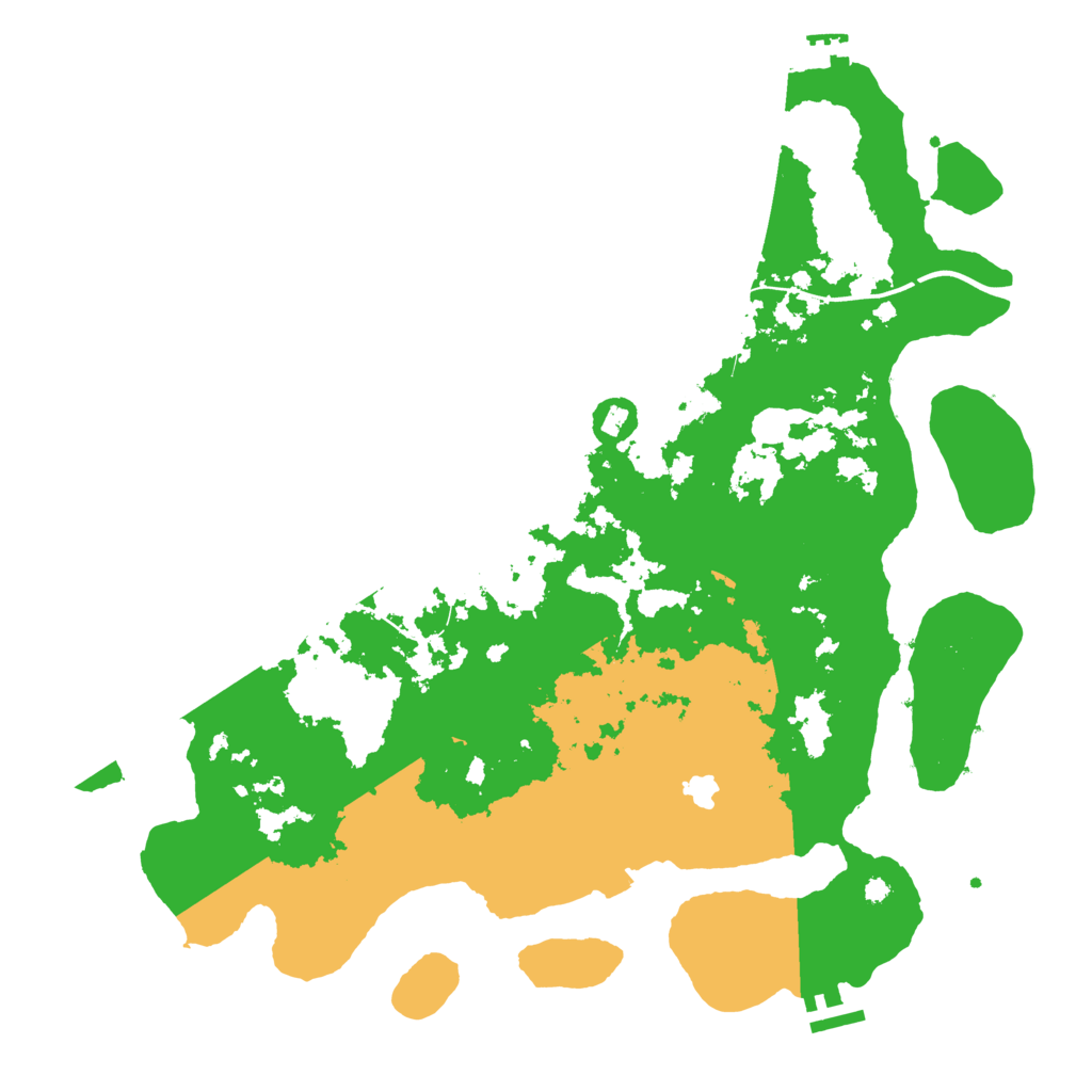 Biome Rust Map: Procedural Map, Size: 4000, Seed: 828