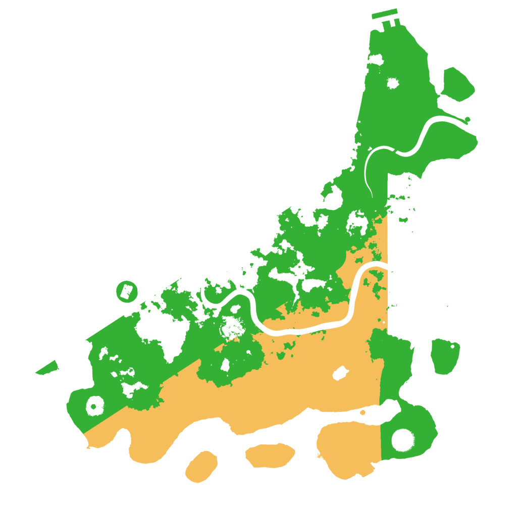 Biome Rust Map: Procedural Map, Size: 4000, Seed: 828