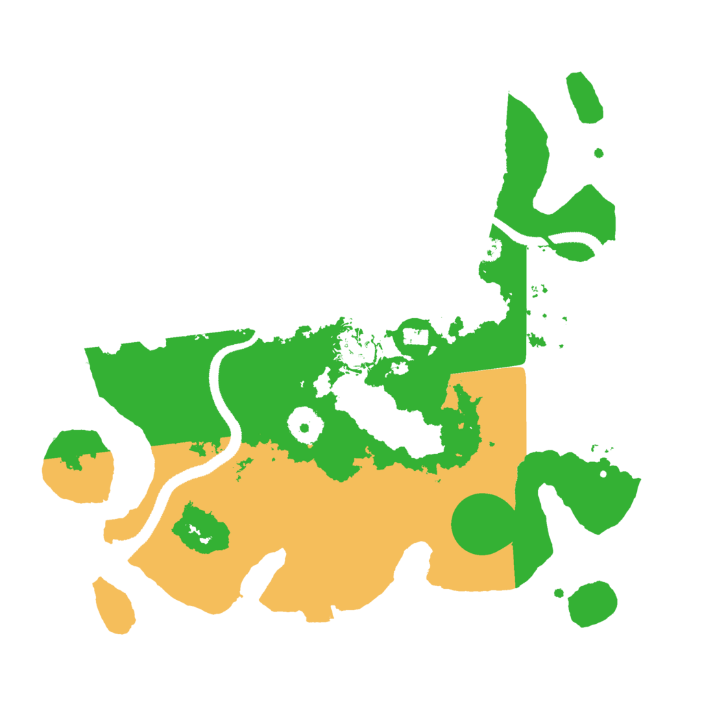 Biome Rust Map: Procedural Map, Size: 3000, Seed: 44016021