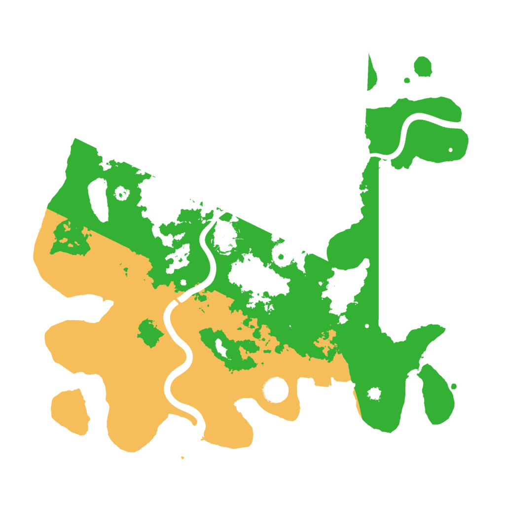 Biome Rust Map: Procedural Map, Size: 3500, Seed: 634635283