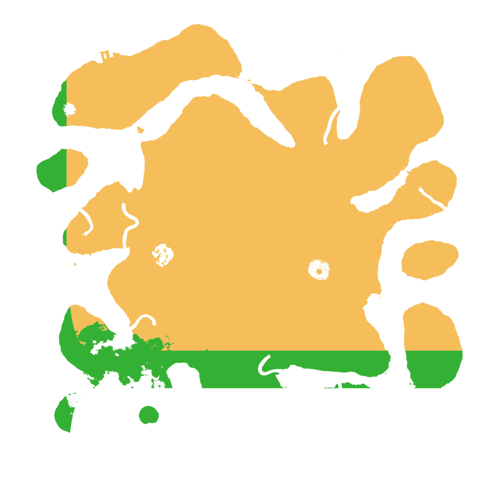 Biome Rust Map: Procedural Map, Size: 3600, Seed: 38732712