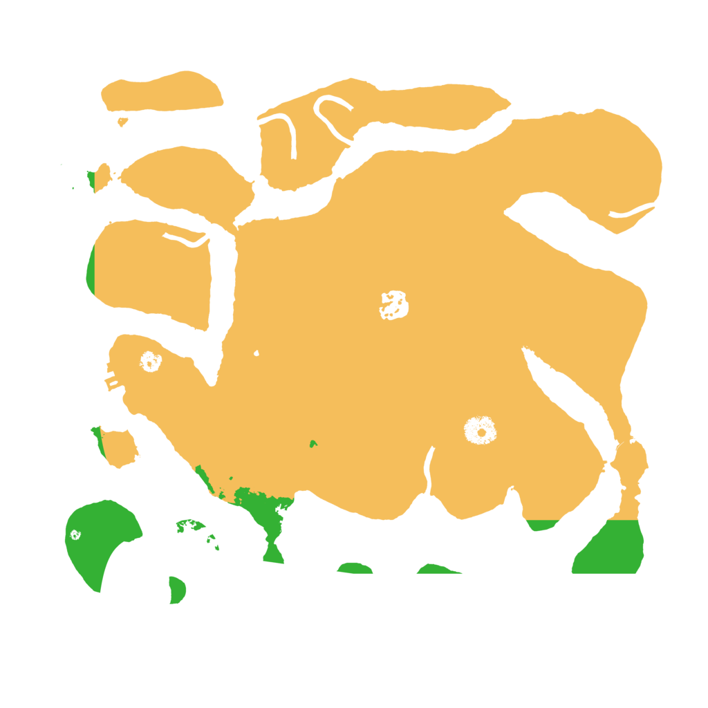 Biome Rust Map: Procedural Map, Size: 3500, Seed: 493612