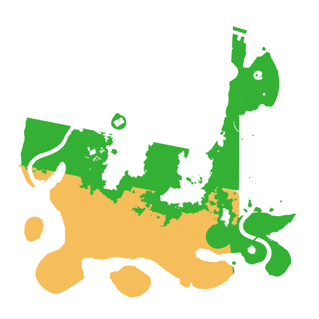 Biome Rust Map: Procedural Map, Size: 3500, Seed: 3309169