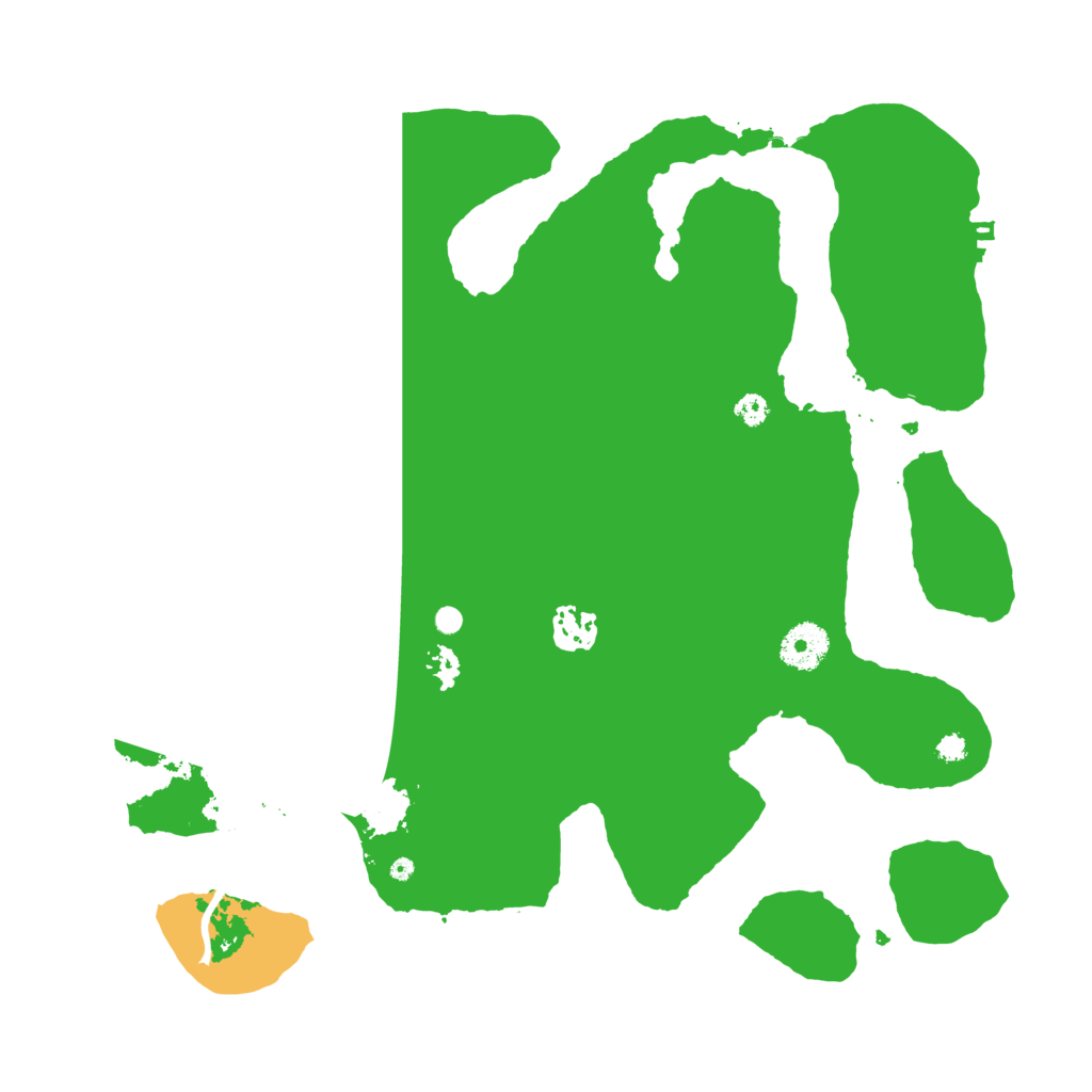 Biome Rust Map: Procedural Map, Size: 3500, Seed: 9512944