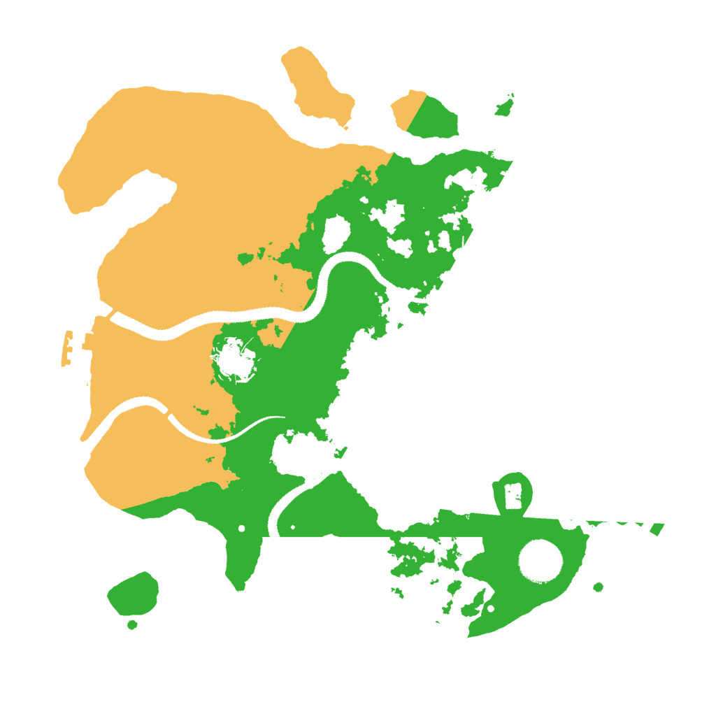 Biome Rust Map: Procedural Map, Size: 3000, Seed: 1904610255