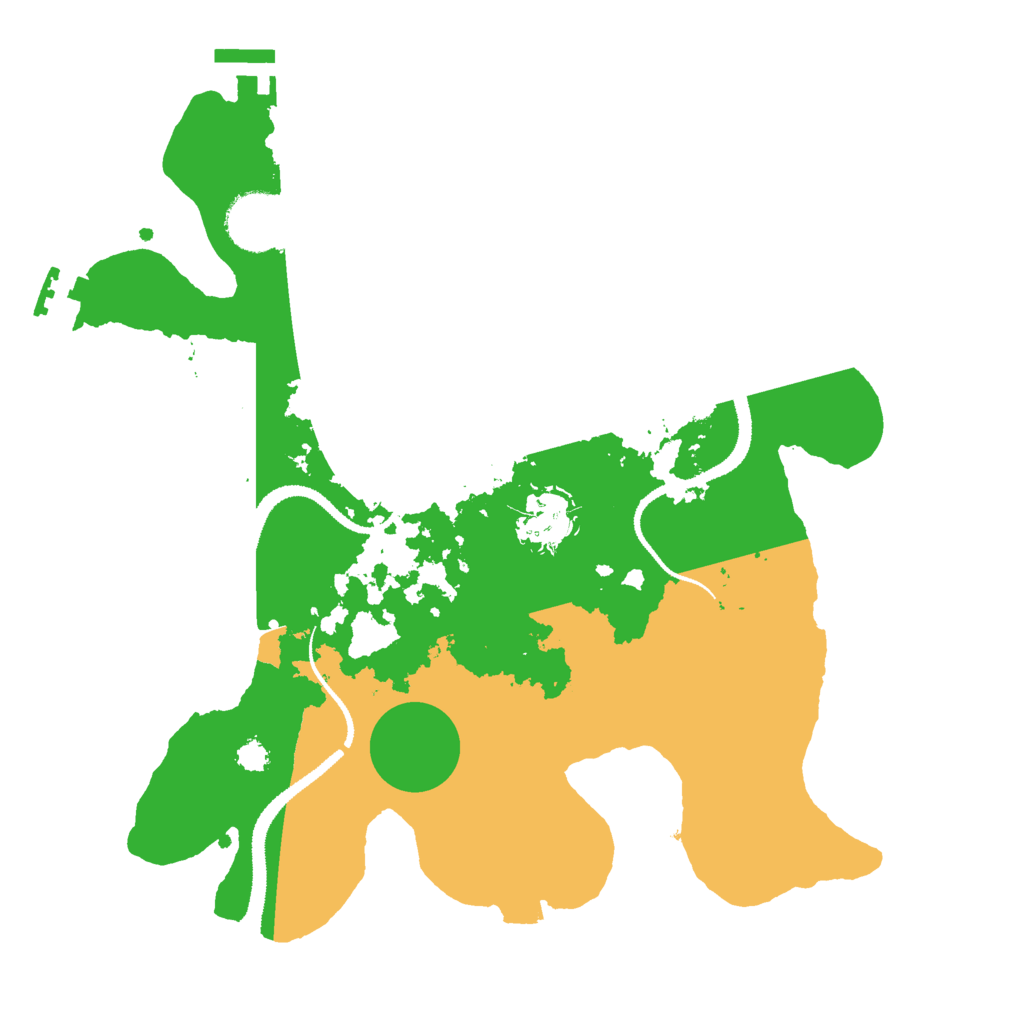 Biome Rust Map: Procedural Map, Size: 3000, Seed: 2012651159