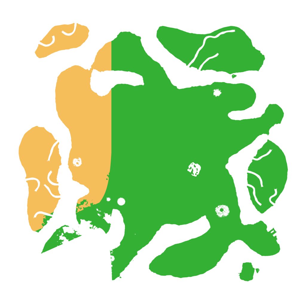 Biome Rust Map: Procedural Map, Size: 3500, Seed: 1540896997