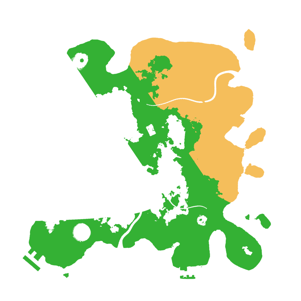 Biome Rust Map: Procedural Map, Size: 3000, Seed: 1482086185