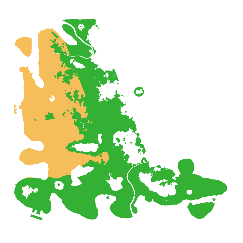 Biome Rust Map: Procedural Map, Size: 4000, Seed: 1331