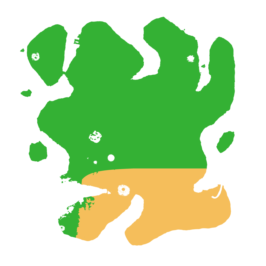 Biome Rust Map: Procedural Map, Size: 3400, Seed: 1255555