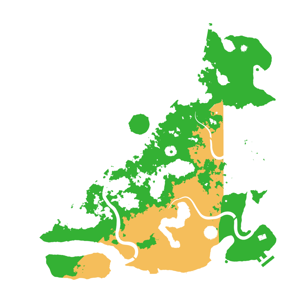Biome Rust Map: Procedural Map, Size: 4000, Seed: 923912124