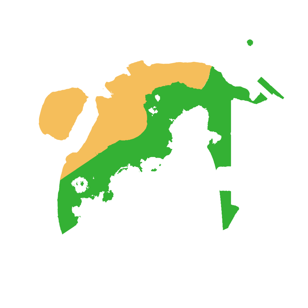 Biome Rust Map: Procedural Map, Size: 2000, Seed: 12686031