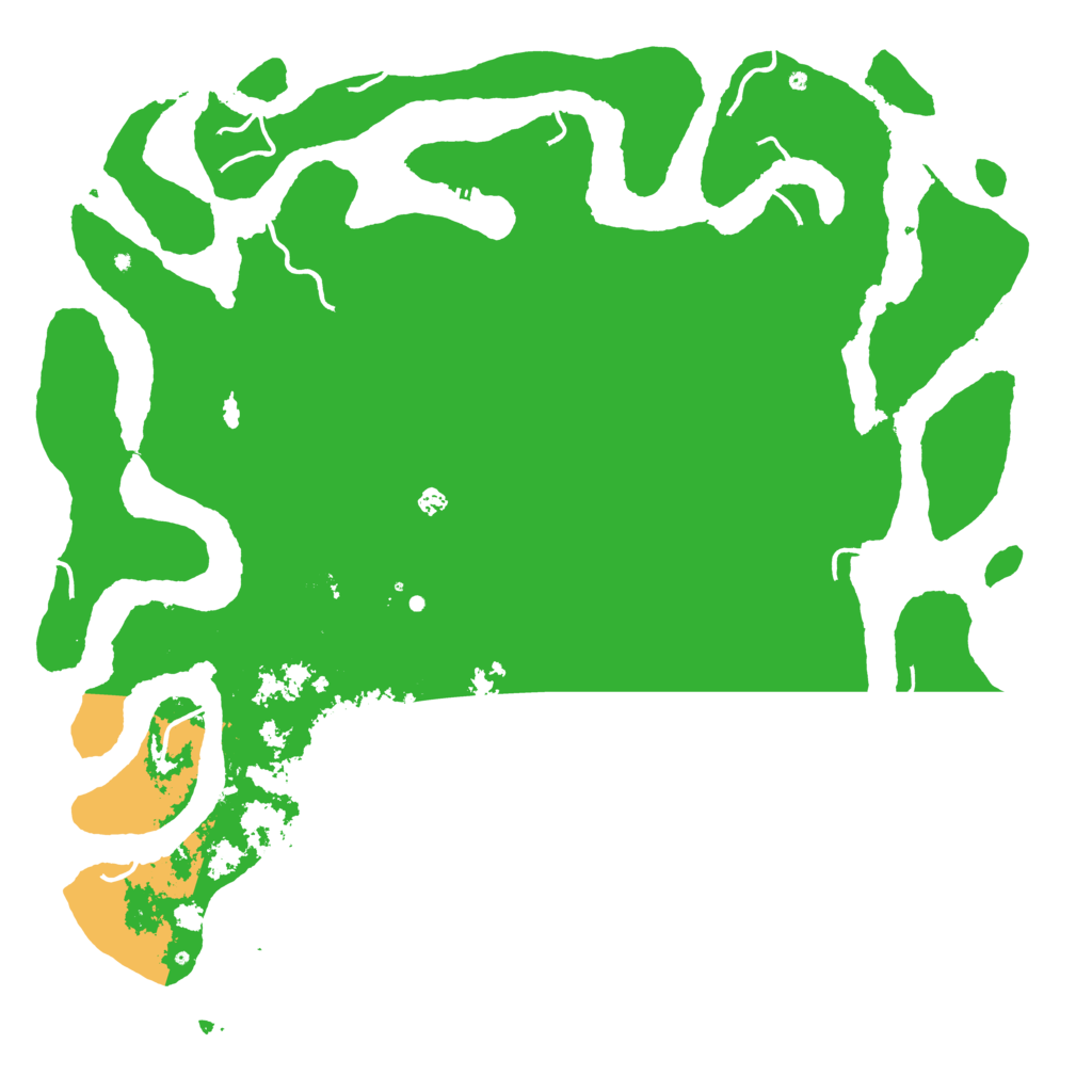 Biome Rust Map: Procedural Map, Size: 6000, Seed: 125446373