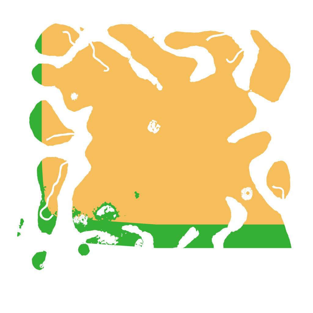 Biome Rust Map: Procedural Map, Size: 3800, Seed: 19800718