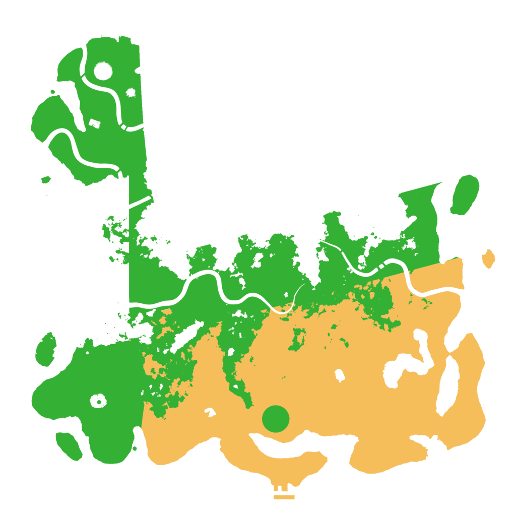 Biome Rust Map: Procedural Map, Size: 5000, Seed: 1304375