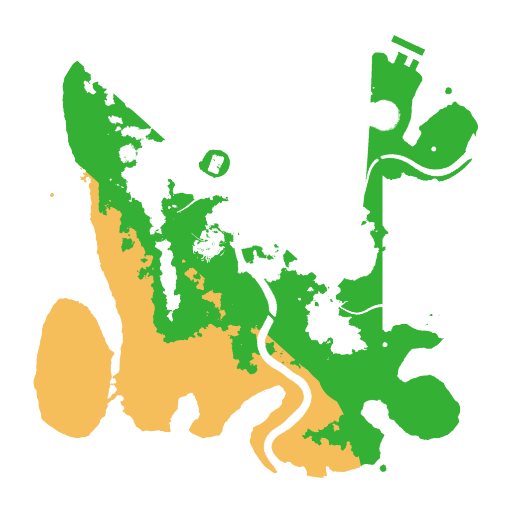 Biome Rust Map: Procedural Map, Size: 3000, Seed: 1441133106