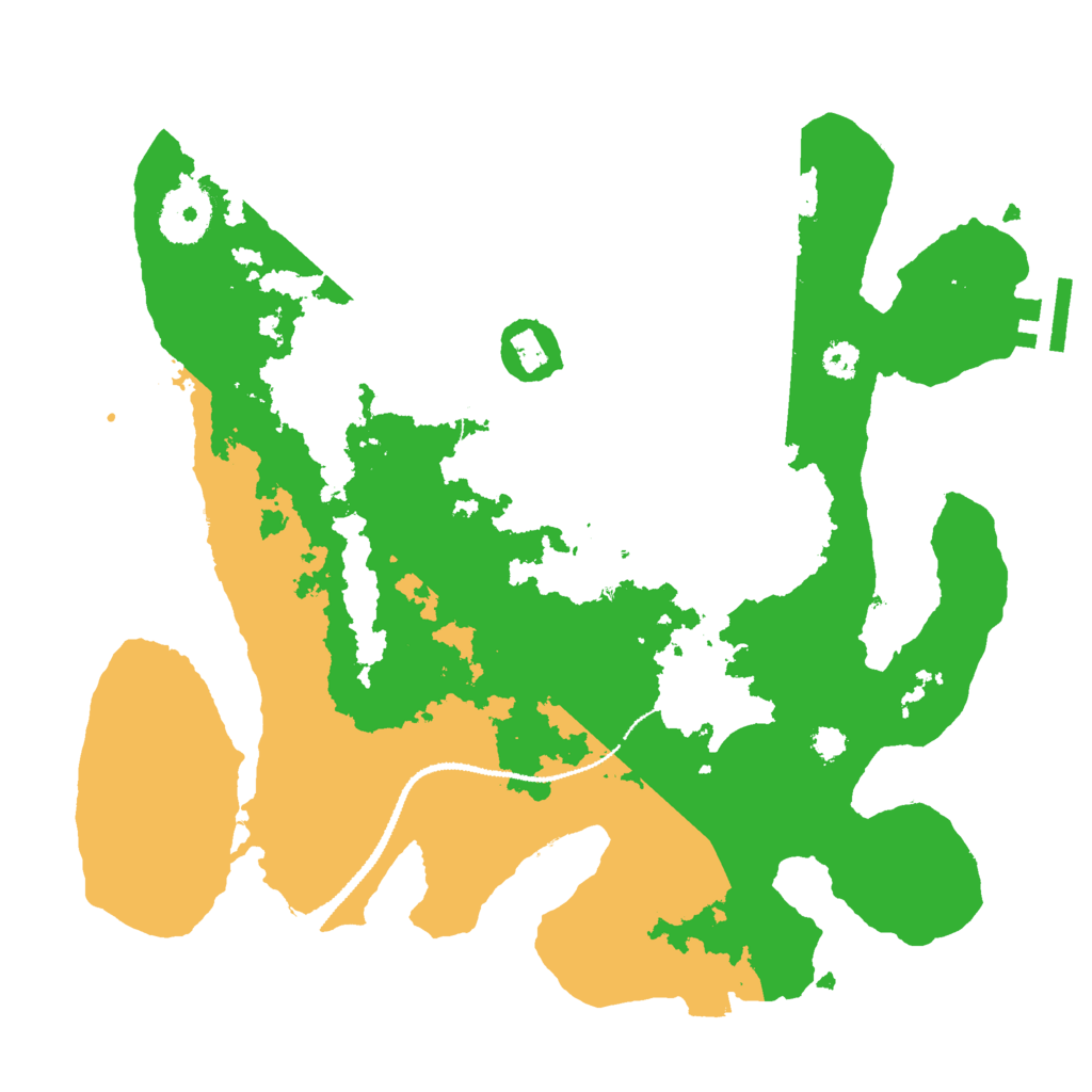 Biome Rust Map: Procedural Map, Size: 3000, Seed: 1441133106