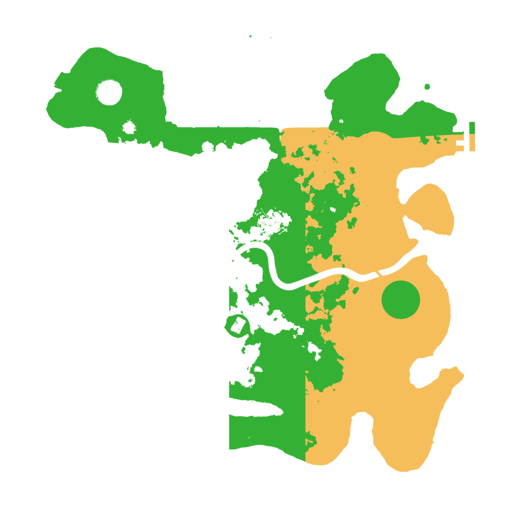 Biome Rust Map: Procedural Map, Size: 3500, Seed: 19940704