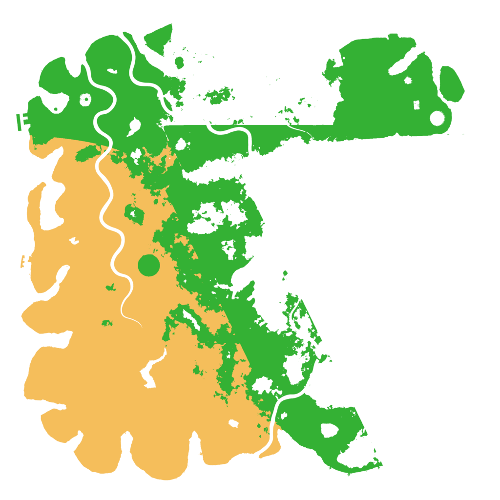 Biome Rust Map: Procedural Map, Size: 6000, Seed: 30306746